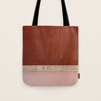 Pink and Red Salt Lake in Italy Tote Bag Gallery Image 1