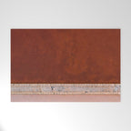 Pink and Red Salt Lake in Italy Welcome Mat Gallery Image 1