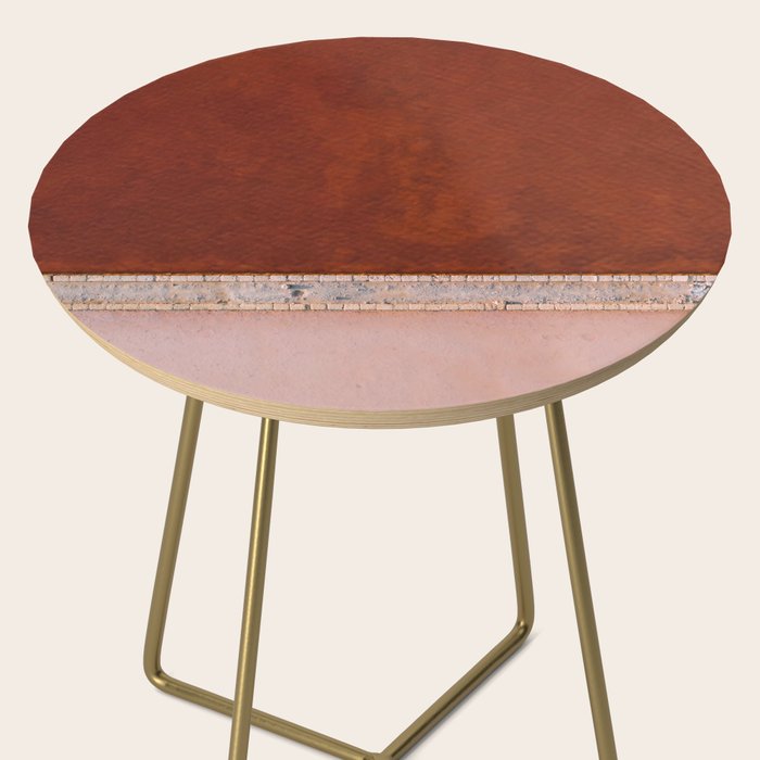 Pink and Red Salt Lake in Italy Side Table Gallery Image 2