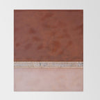 Pink and Red Salt Lake in Italy Throw Blanket Gallery Image 2