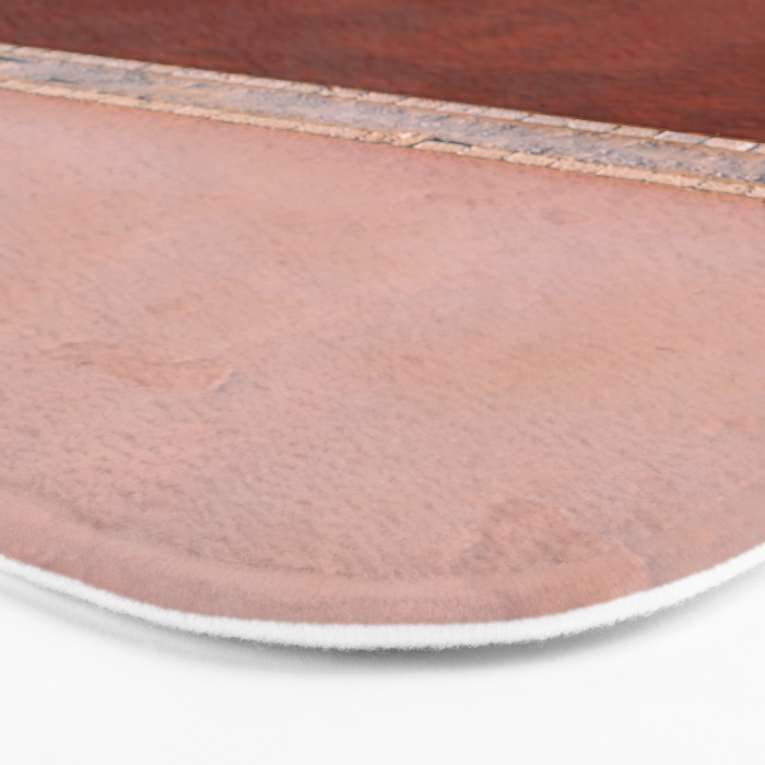 Pink and Red Salt Lake in Italy Bath Mat Gallery Image 3