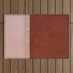Pink and Red Salt Lake in Italy Outdoor Rug Gallery Image 1