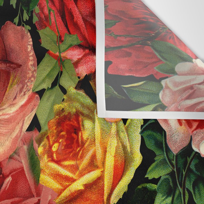 Vintage & Shabby chic - floral roses flowers rose Wall Tapestry Gallery Image 3
