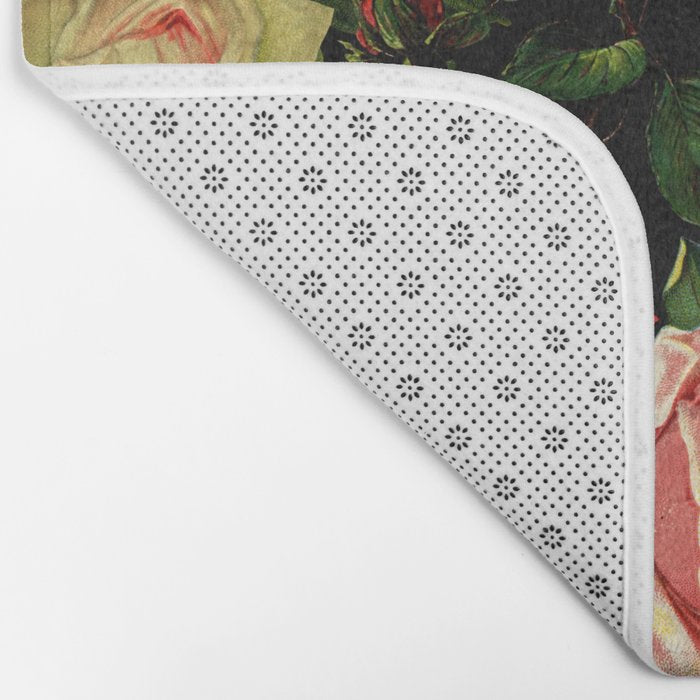 Vintage & Shabby chic - floral roses flowers rose Bath Mat Gallery Image 2