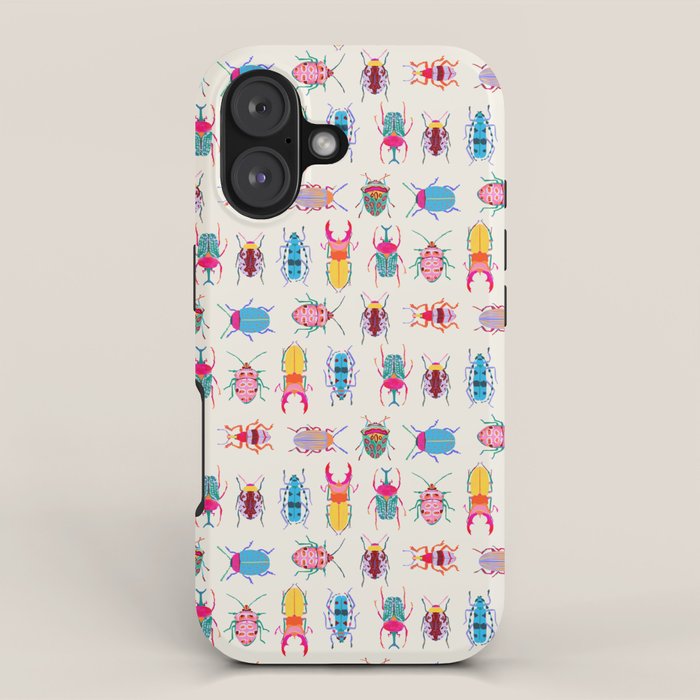 Vibrant Beetles iPhone Case Gallery Image 1