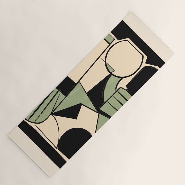 Abstract Line Shapes 11 Yoga Mat Gallery Image 1