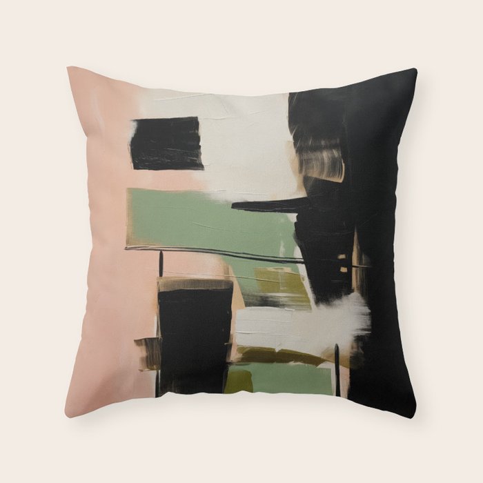 Soft Edge Abstraction 2 Throw Pillow Gallery Image 6