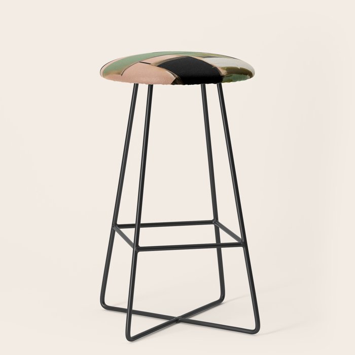 Soft Edge Abstraction 2 Stool Gallery Image 1