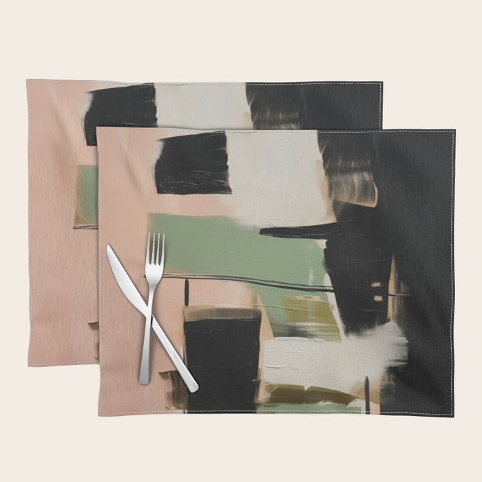 Soft Edge Abstraction 2 Placemat Gallery Image 1