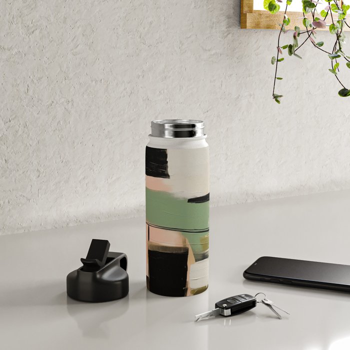 Soft Edge Abstraction 2 Water Bottle Gallery Image 4