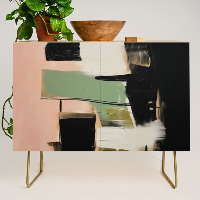 Soft Edge Abstraction 2 Credenza Gallery Image 1