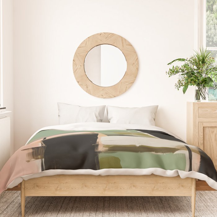 Soft Edge Abstraction 2 Duvet Cover Gallery Image 3