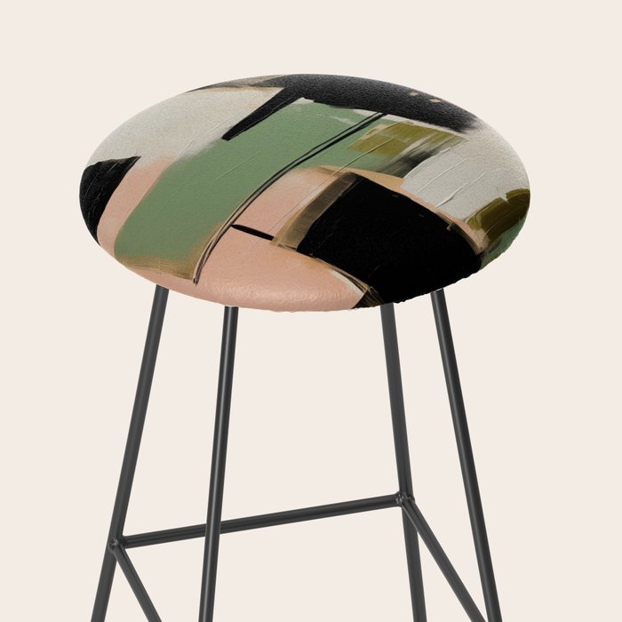 Soft Edge Abstraction 2 Stool Gallery Image 2