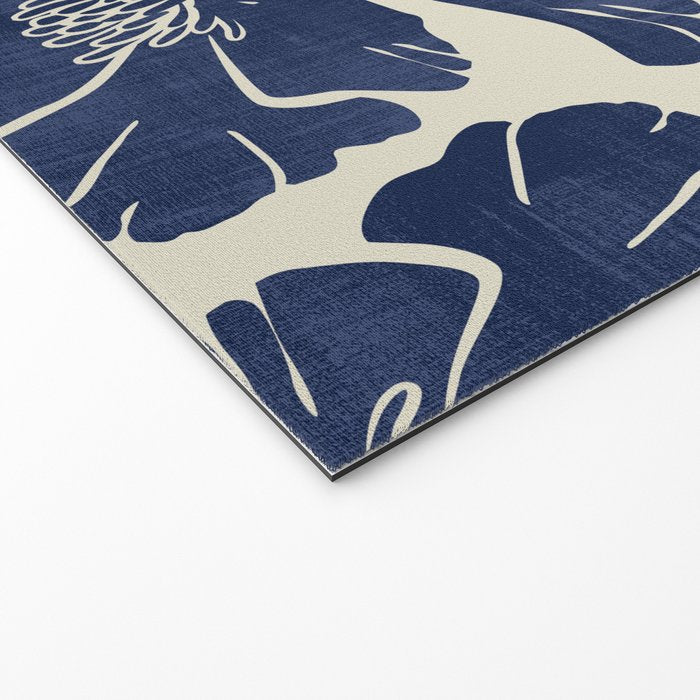 Poppies Indigo Welcome Mat Gallery Image 2