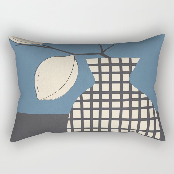 Lemon Stillness 3 Rectangular Pillow Gallery Image 2