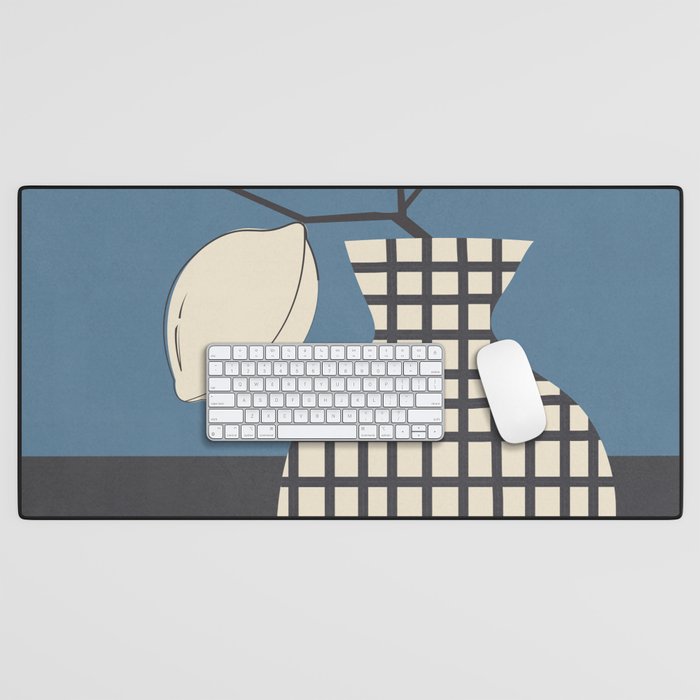 Lemon Stillness 3 Desk Mat Gallery Image 1
