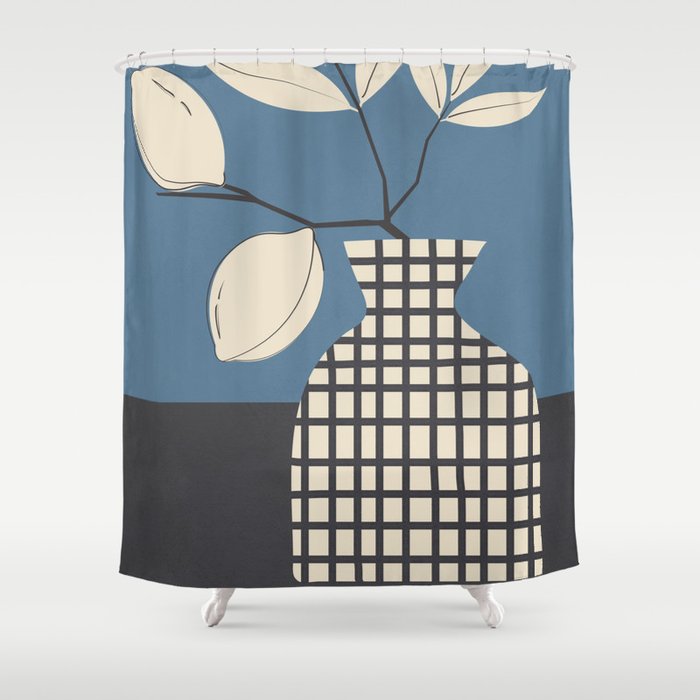 Lemon Stillness 3 Shower Curtain Gallery Image 1