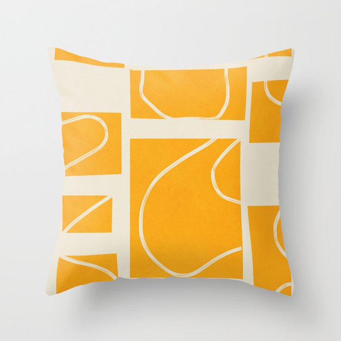 Abstract Pathways 2 Throw Pillow Gallery Image 1