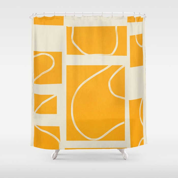 Abstract Pathways 2 Shower Curtain Gallery Image 1