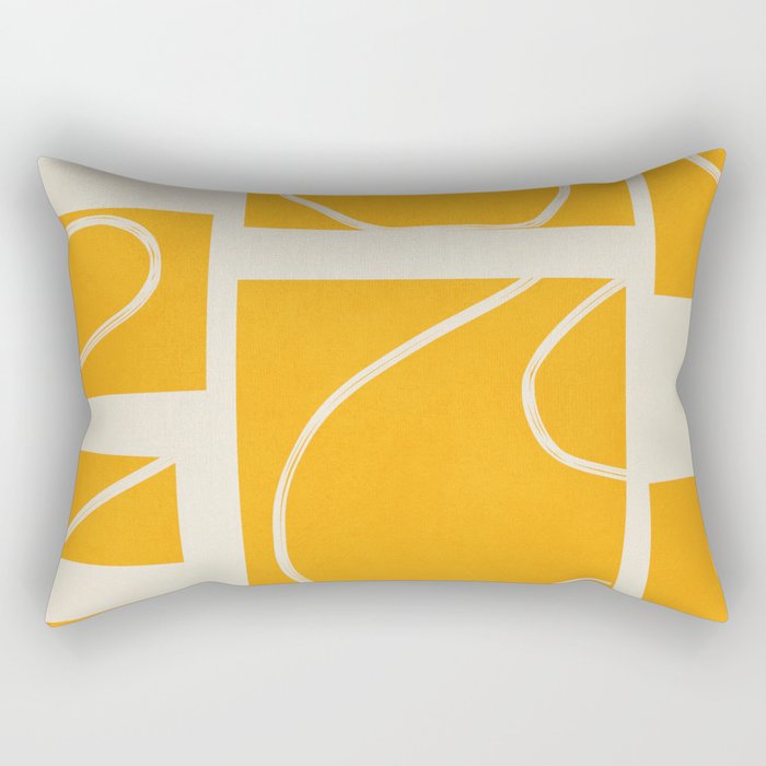 Abstract Pathways 2 Rectangular Pillow Gallery Image 2
