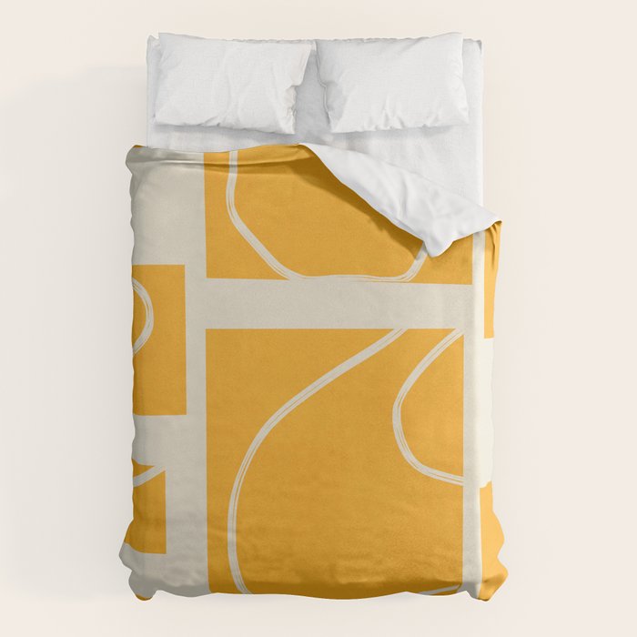 Abstract Pathways 2 Duvet Cover Gallery Image 1