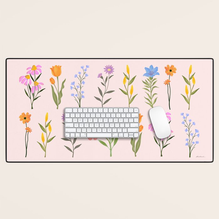 Wildflowers Desk Mat Gallery Image 1