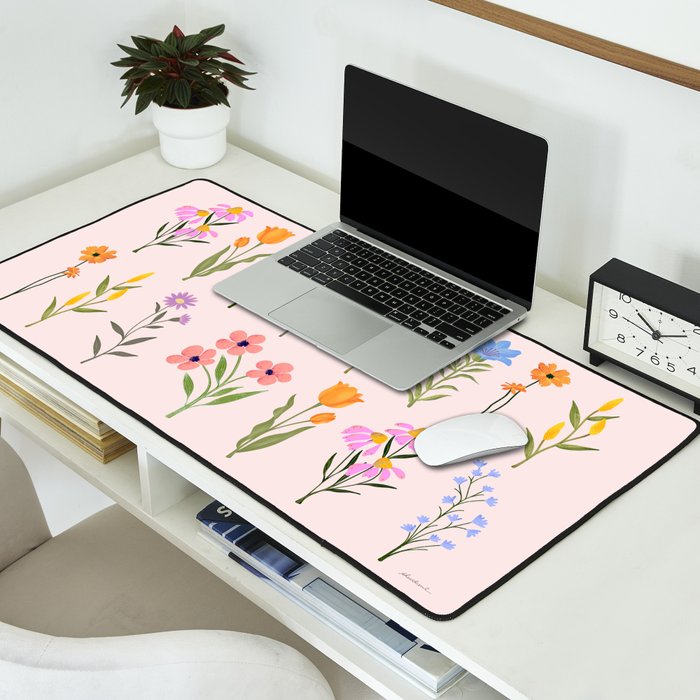 Wildflowers Desk Mat Gallery Image 2