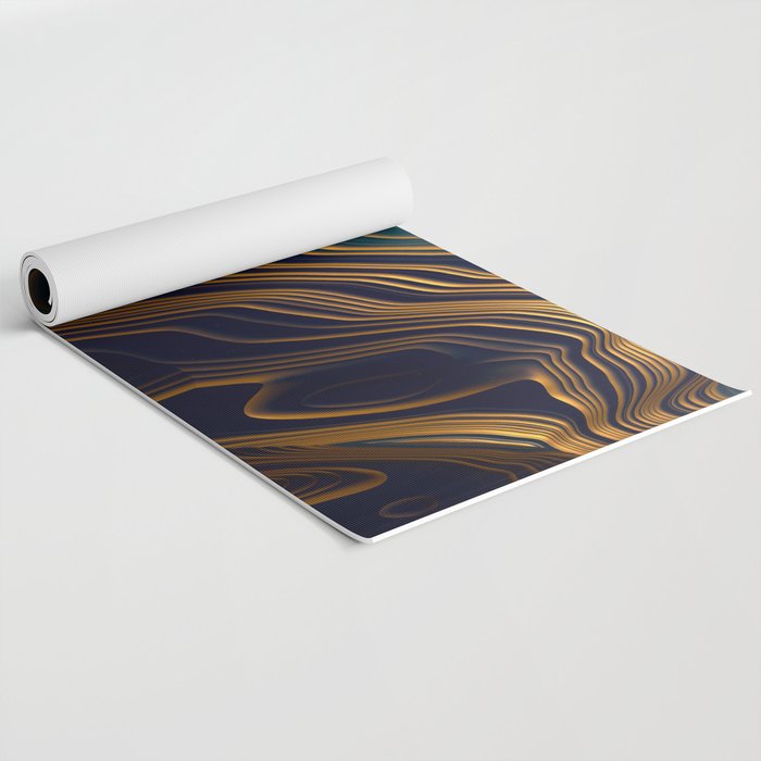 Peacock Ocean Yoga Mat Gallery Image 2