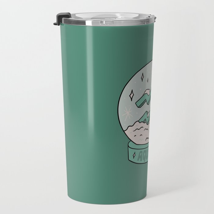 Aquarius Snow Globe Travel Mug Gallery Image 3