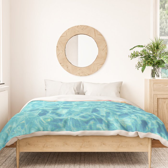 Swimming Pool VII Duvet Cover Gallery Image 3