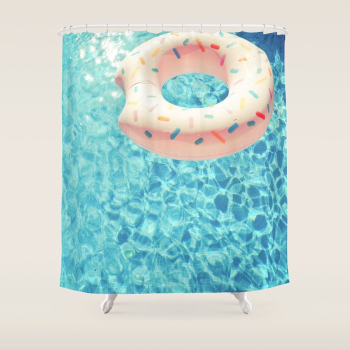 Swimming Pool VII Shower Curtain Gallery Image 1