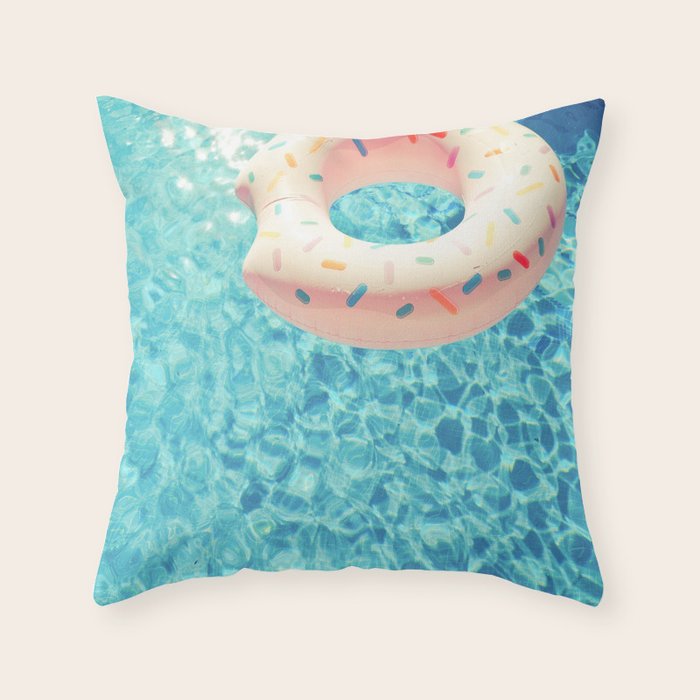 Swimming Pool VII Throw Pillow Gallery Image 1