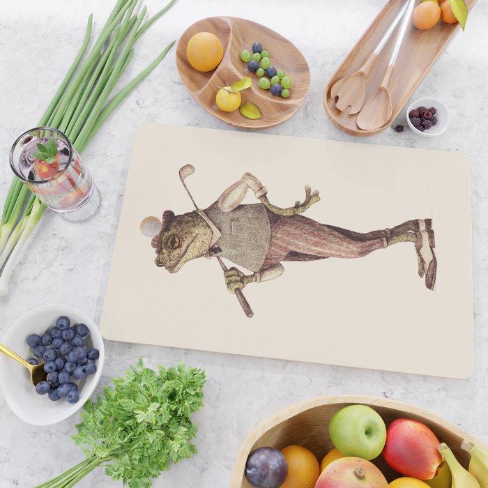 Frog Swing II Cutting Board Gallery Image 2