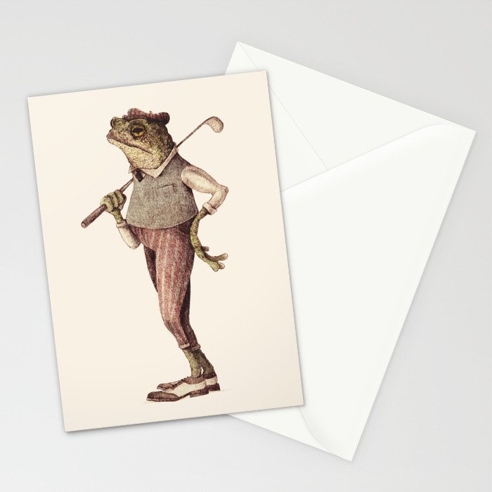 Frog Swing II Stationery Card Gallery Image 2