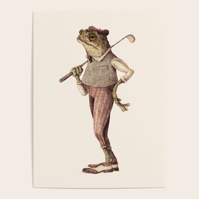 Frog Swing II Poster