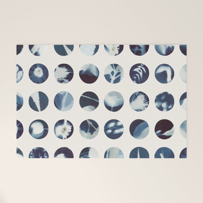 Botanical Cyanotypes Welcome Mat Gallery Image 1