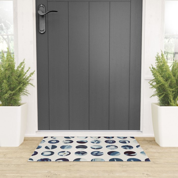 Botanical Cyanotypes Welcome Mat Gallery Image 3
