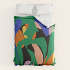 groovy floral abstract Comforter Gallery Image 6