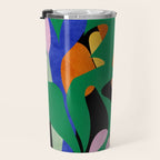 groovy floral abstract Travel Mug Gallery Image 3