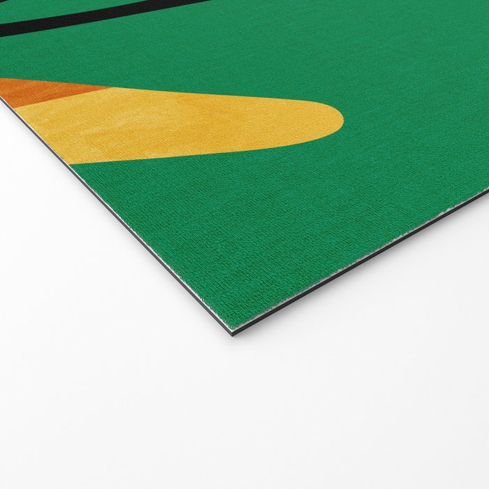 groovy floral abstract Welcome Mat Gallery Image 2