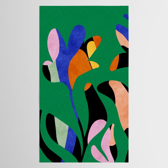 groovy floral abstract Tablecloth Gallery Image 2