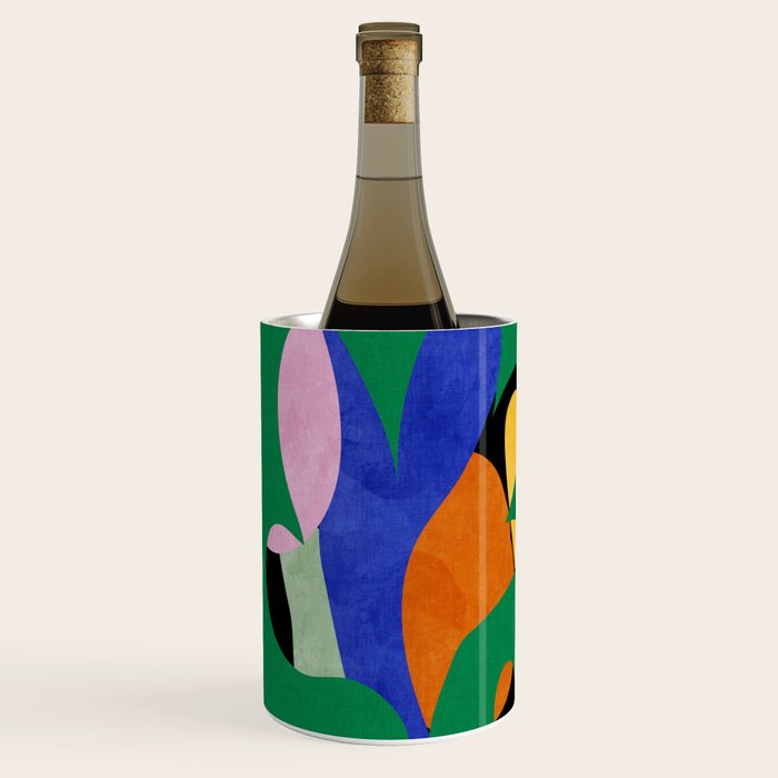 groovy floral abstract Wine Chiller Gallery Image 2