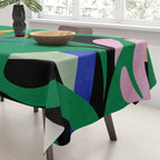 groovy floral abstract Tablecloth Gallery Image 3