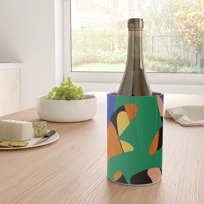 groovy floral abstract Wine Chiller Gallery Image 4