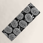 Lace Pumpkin Halloween Pattern Needle Bobbin Crochet Thread Yoga Mat Gallery Image 1