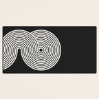 Candy Joyride: Black & White Edition Desk Mat Gallery Image 3