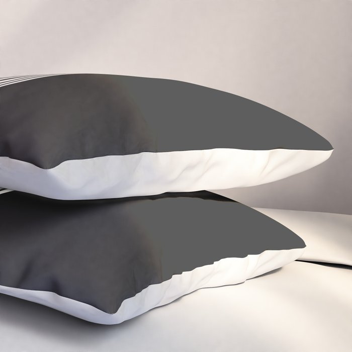 Candy Joyride: Black & White Edition Pillow Sham Gallery Image 3