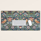 Strawberry Thief by William Morris  Desk Mat Gallery Image 1