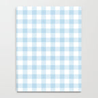 Gingham Light Blue - White Notebook Gallery Image 4