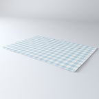 Gingham Light Blue - White Rug Gallery Image 3